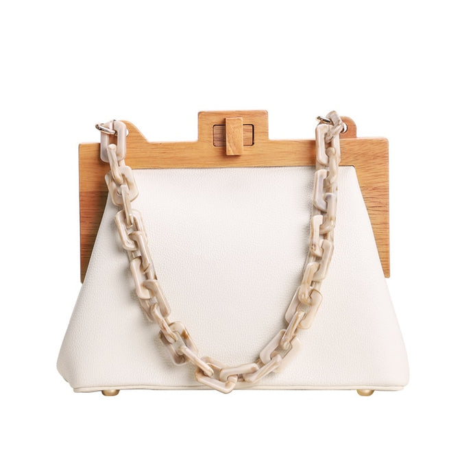 White Wooden Bag 2019