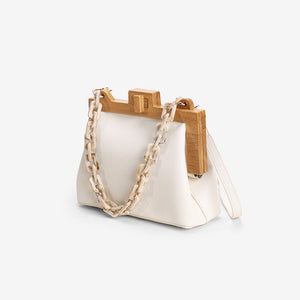 White Wooden Bag 2019